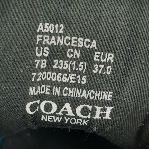 Coach Francesca Sneakers - Picture 11 of 11